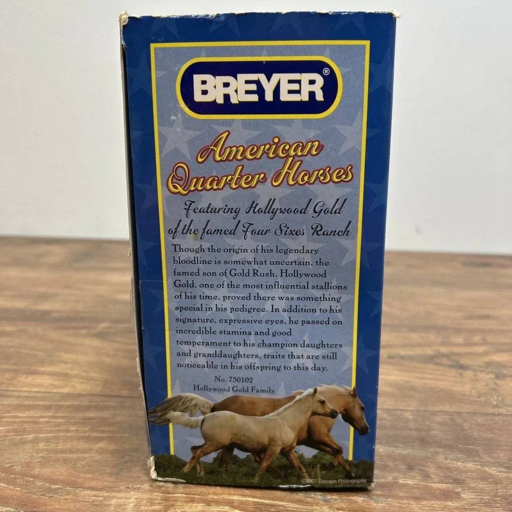Vintage‎ Breyer #750102 American Quarter Horses Hollywood Gold Family New 2007